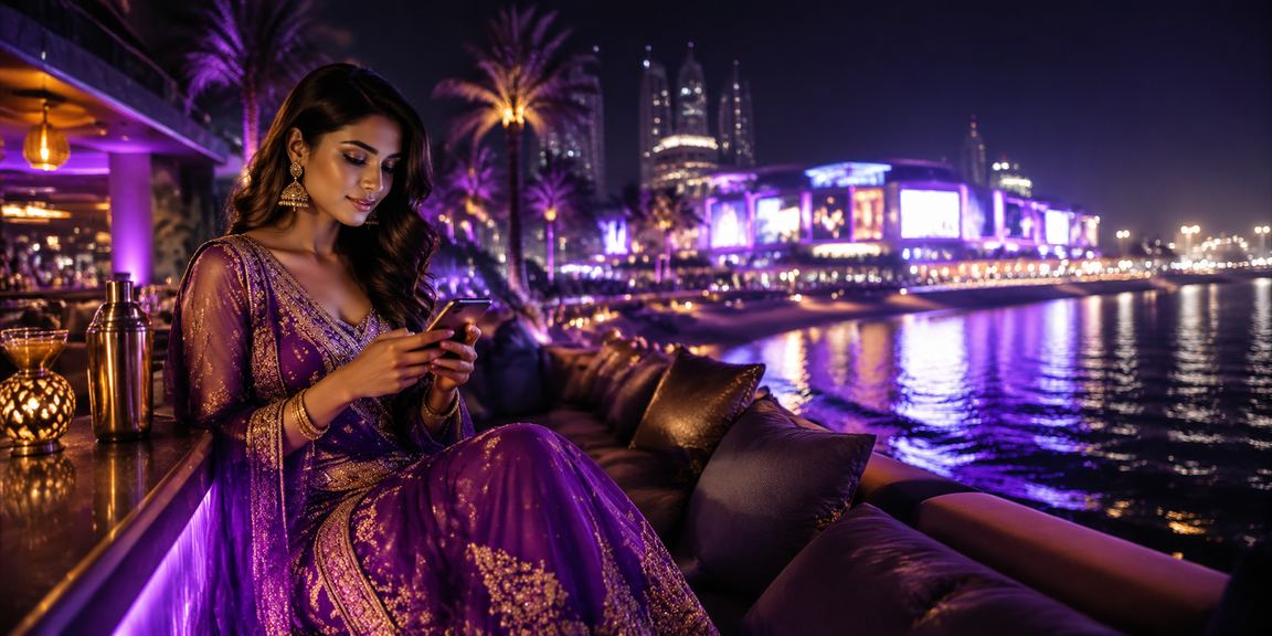 Mobile casino player enjoying games on beach in Goa